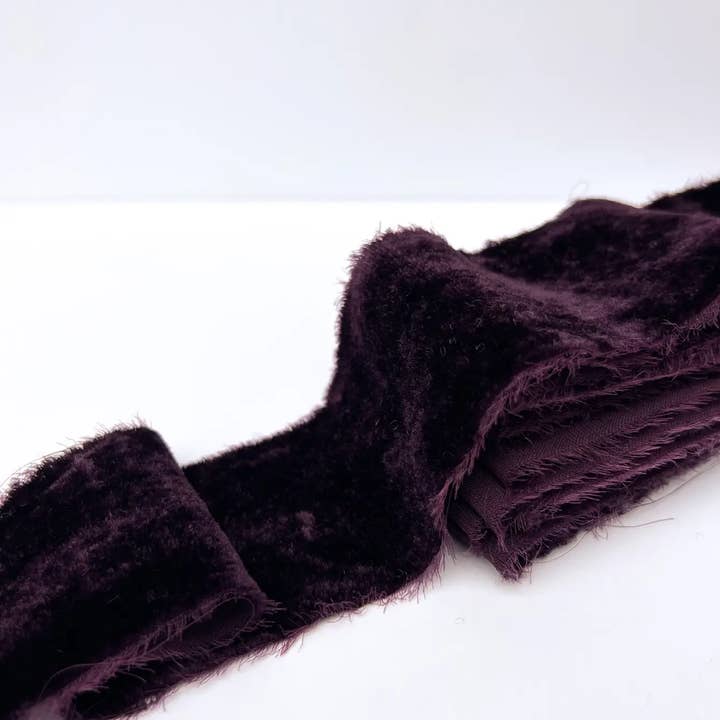 Trim & Twine - Wholesale Ribbon - Gift Wrapping - Boxed 2" Raw Edge Velvet Ribbon - 33 Colors 32