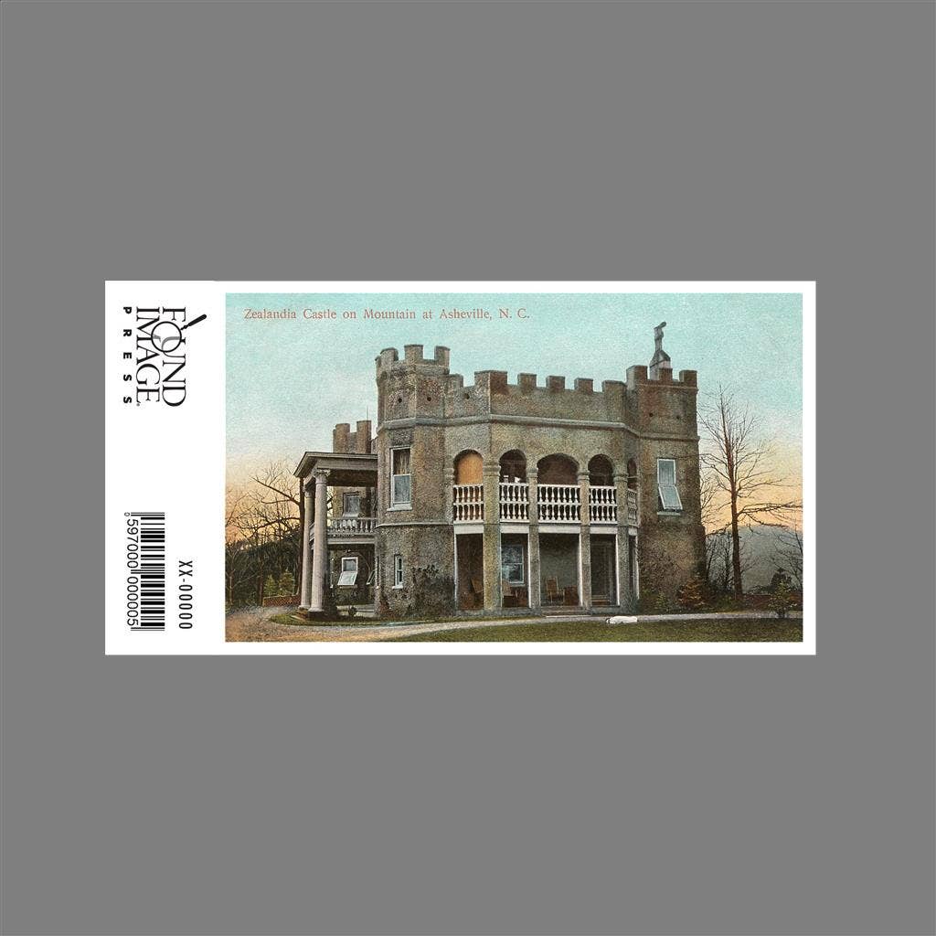 Found Image Press – wholesale Klistermärke – Klistermärke NC-241 Zealandia Castle, Asheville1