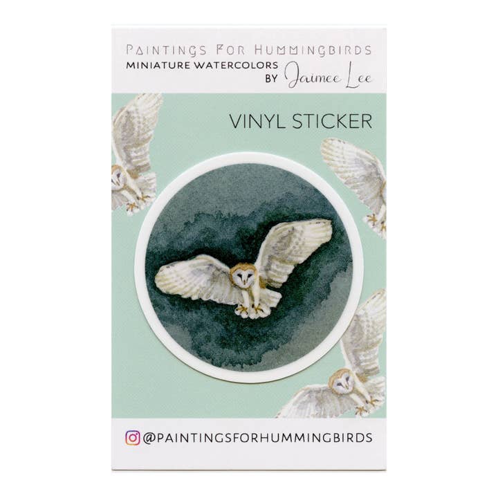 Calcomanía de vinilo «Bruja de la noche del árbol antiguo» para venta al por mayor de Paintings For Hummingbirds