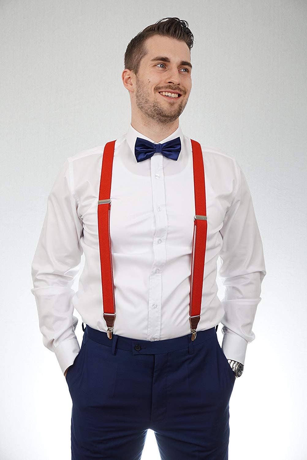 Massi Morino - Wholesale Belt - Men's - Massi Morino® suspenders for men made of genuine leather15