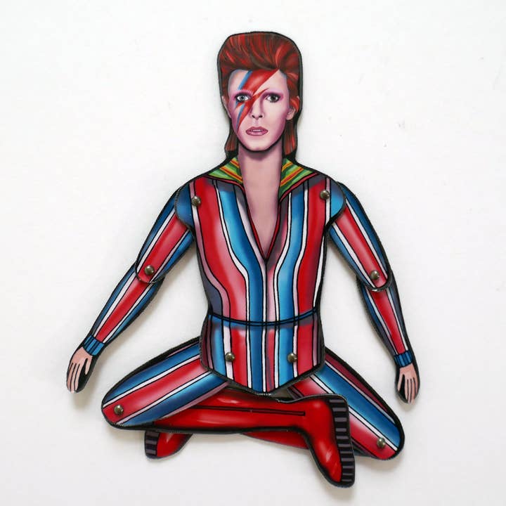 THE PAPER IDOLL - Vendita all'ingrosso Calamite - Bambola o set con magnete articolato David Bowie | Rockstar britannica13