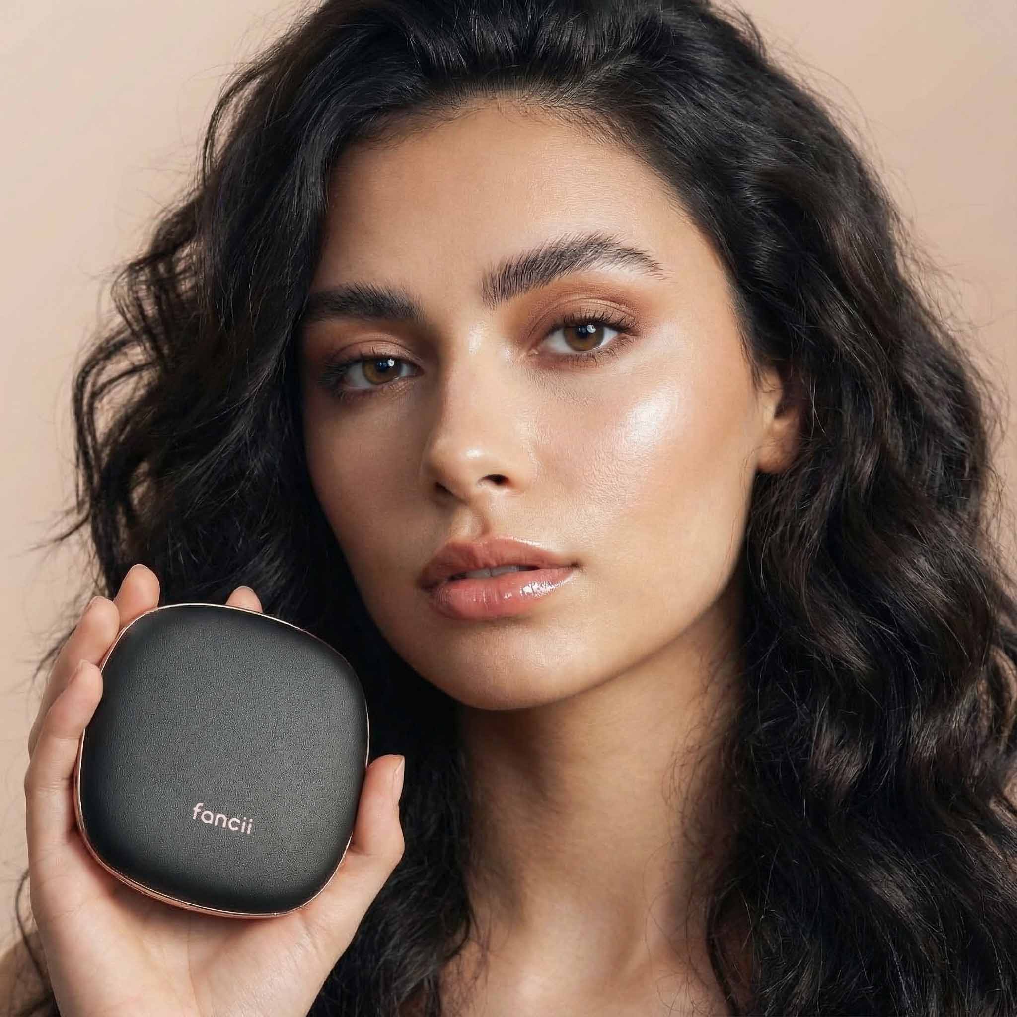 Fancii - Vente Miroirs de poche - Miroir Compact Mila 2 avec Lumières LED1