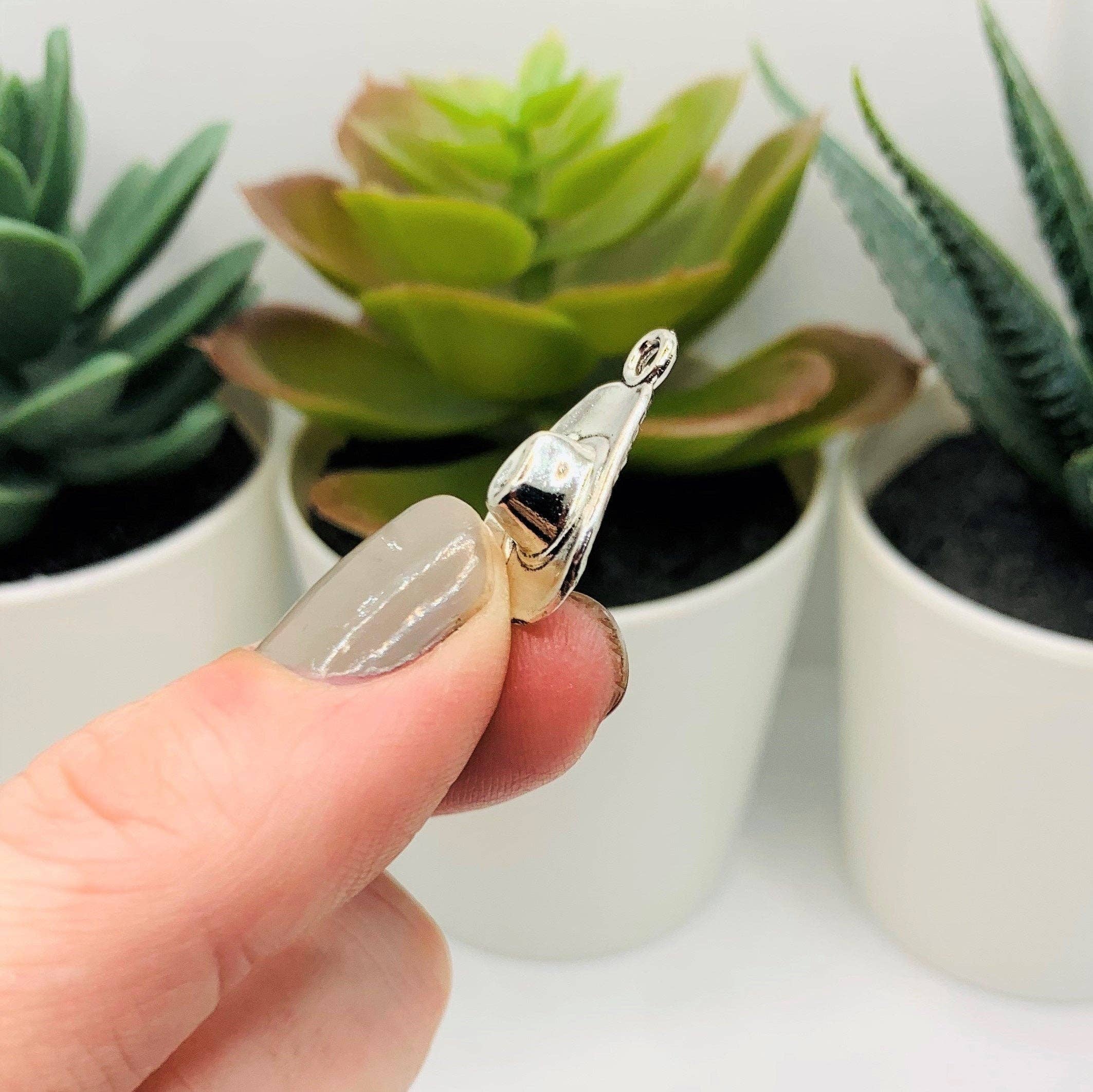 Guerrilla Charm - Wholesale Individual Charm/Pendant - Silver Cowboy Hat Charms, 21x13mm4