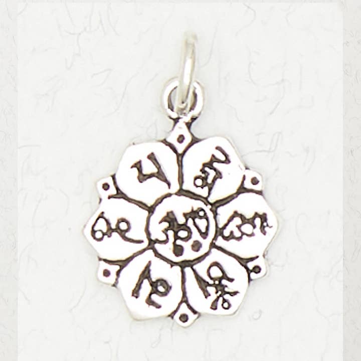 Sterling Silver Pendant – Tibetan Mandala for wholesale by Nirvana LLC