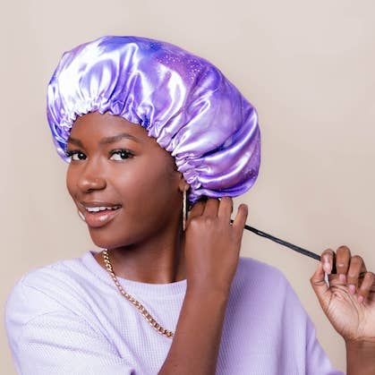 Glow by Daye - Wholesale Sleep Cap / Bonnet - Women's - G x D Adjustable Satin Bonnet210