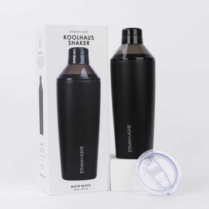 Ethan+Ashe - Wholesale Cocktail Shaker - Matte Black Koolhaus Cocktail Shaker