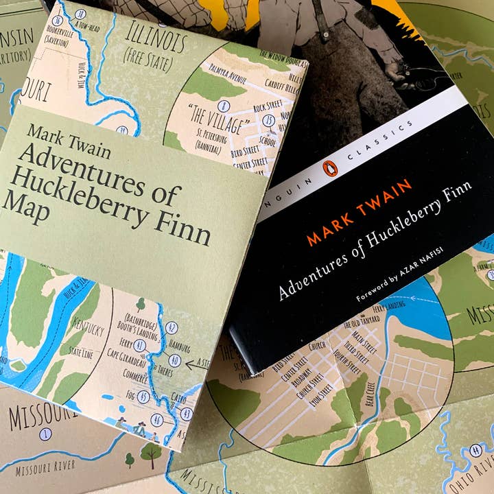 SCB - Wholesale Poster - Mark Twain: Adventures of Huckleberry Finn Map2