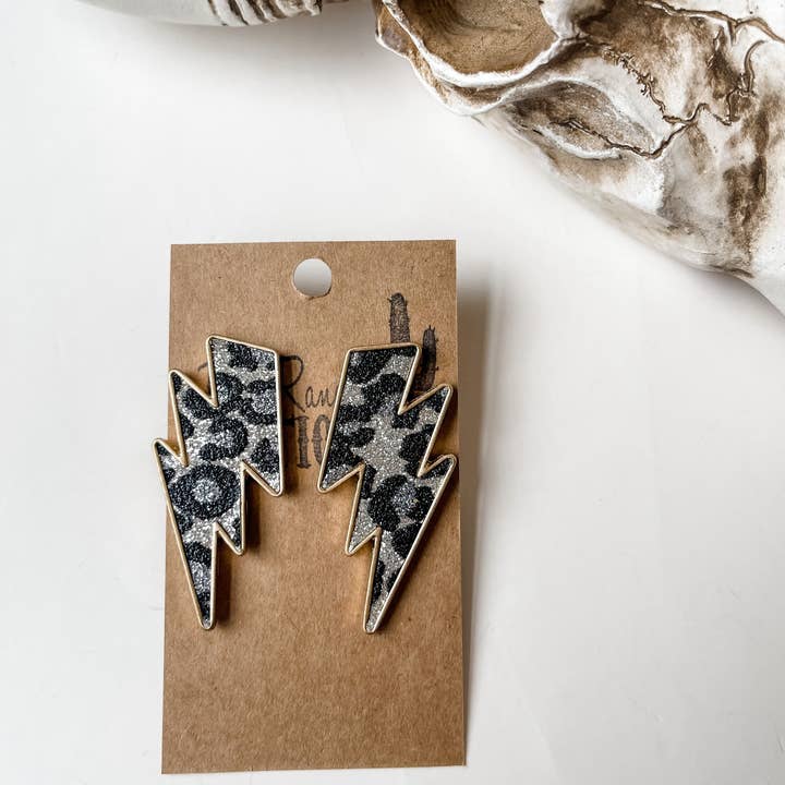 Boho Ranch Shop - Wholesale Stud/Post Earrings - Western Thunderbolt Lighting Bolt Earring Earrings11