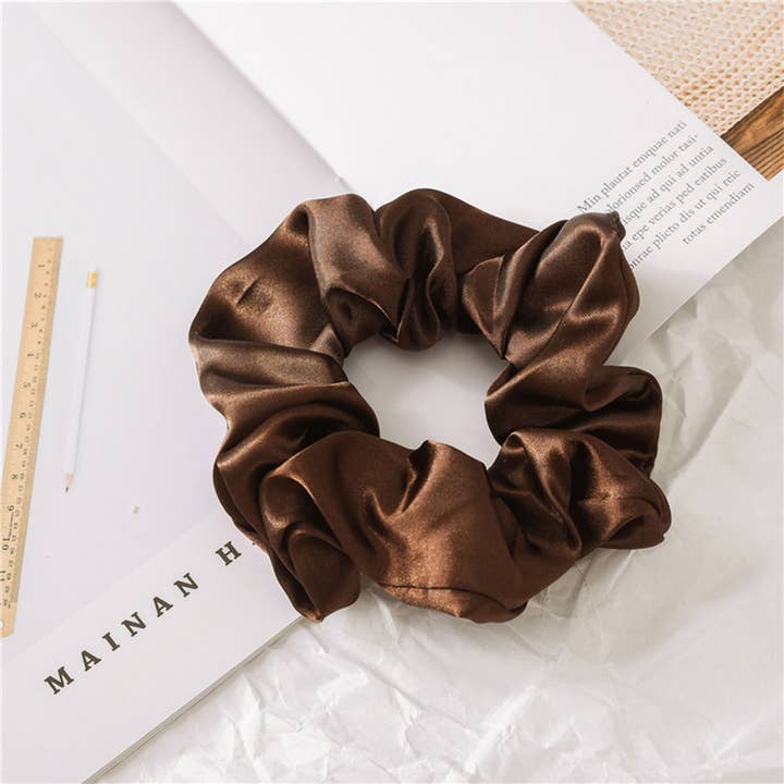 ACCITY - Wholesale Scrunchie - Women's - Satin Scrunchies Set for Women, Simple & Stylish_CWAHA03437