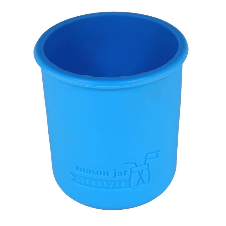 Mason Jar Lifestyle - Vente Housses de boisson - Manchon en silicone pour bocaux Mason d'une demi-pinte à bouche régulière de 8 oz33