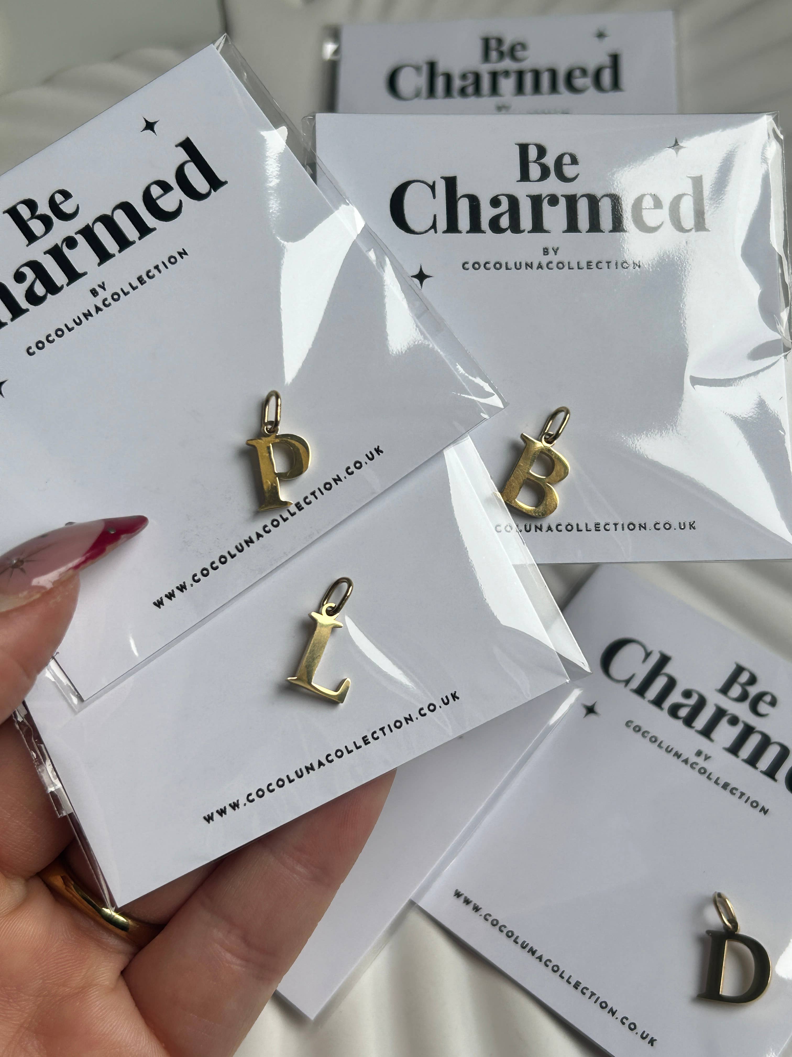 Coco Luna Collection – wholesale Individual charm/pendant – Letter Charms E | Charms4