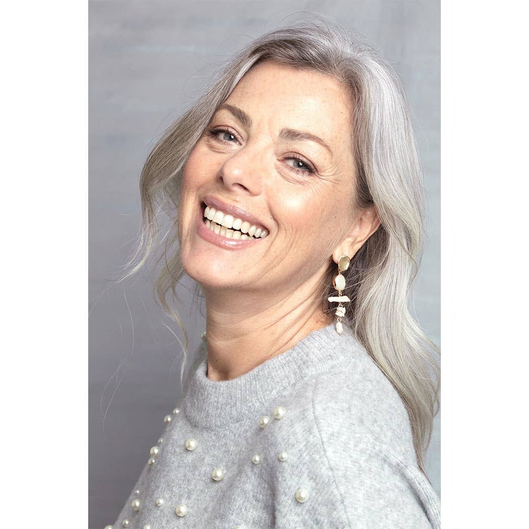 SAACHI - Vendita all'ingrosso Orecchini pendenti - Orecchini pendenti con perle barocche1