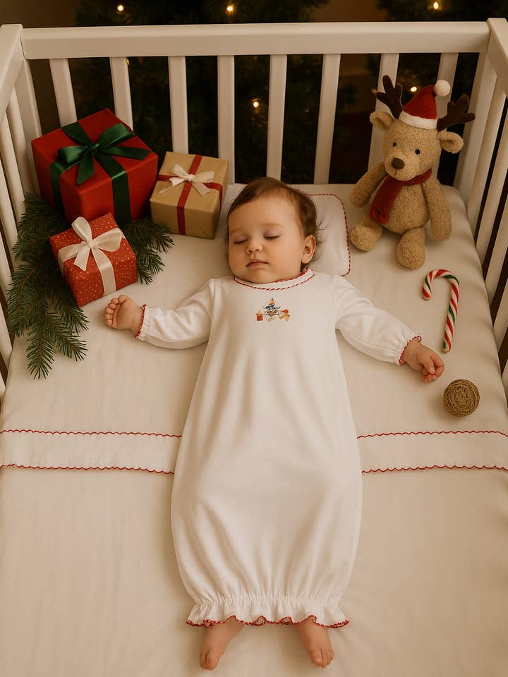 Collezione Orsetto di Natale Vestitino per Neonati per la vendita all'ingrosso da parte di Baby Threads