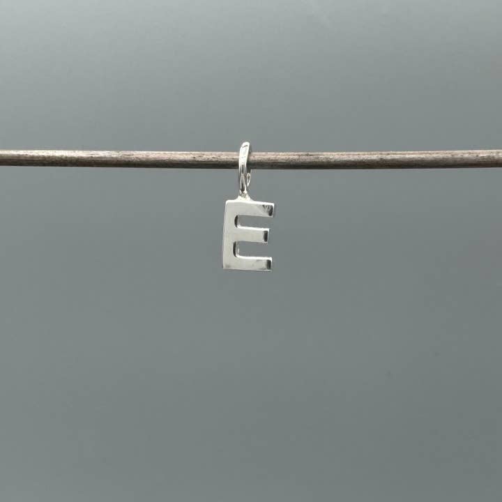 Something Silver - Wholesale Individual Charm/Pendant - Perfect Little Block Letter Initial Charm31