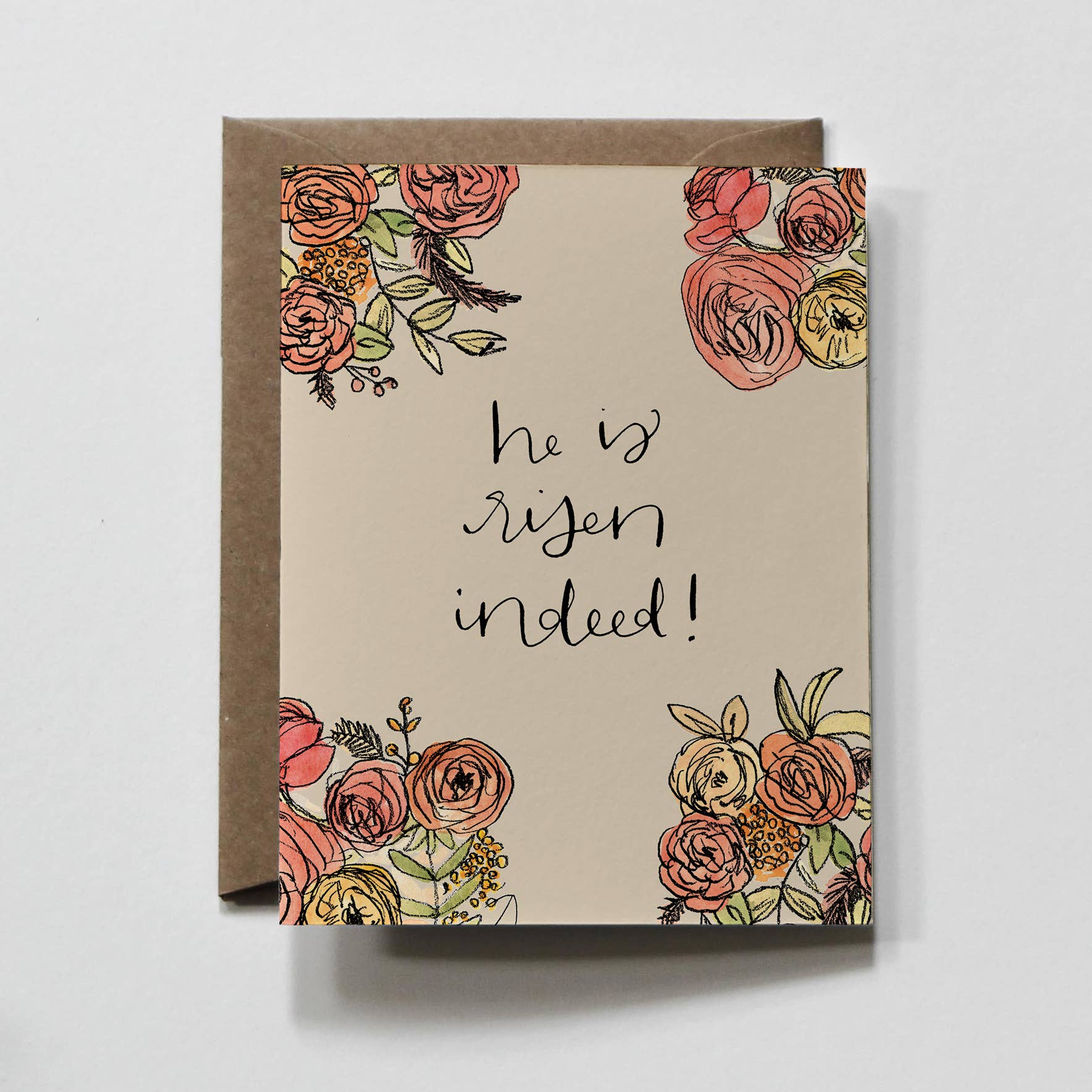 everglow handmade – Engroshandel Påskekort – Florals Indeed | Forår Påskeferie Lykønskningskort