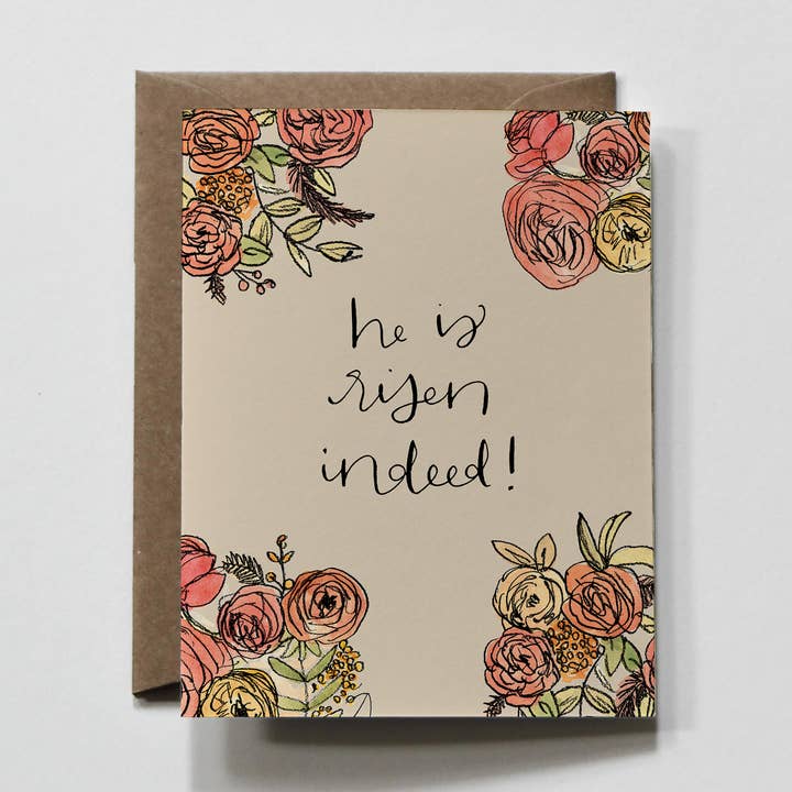 Florals Indeed | Vårens påsklov gratulationskort för wholesale av everglow handmade