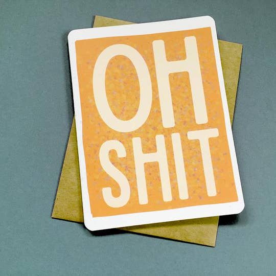 TheThirdArrow - Wholesale Everyday Greeting Card - Oh Shit Card