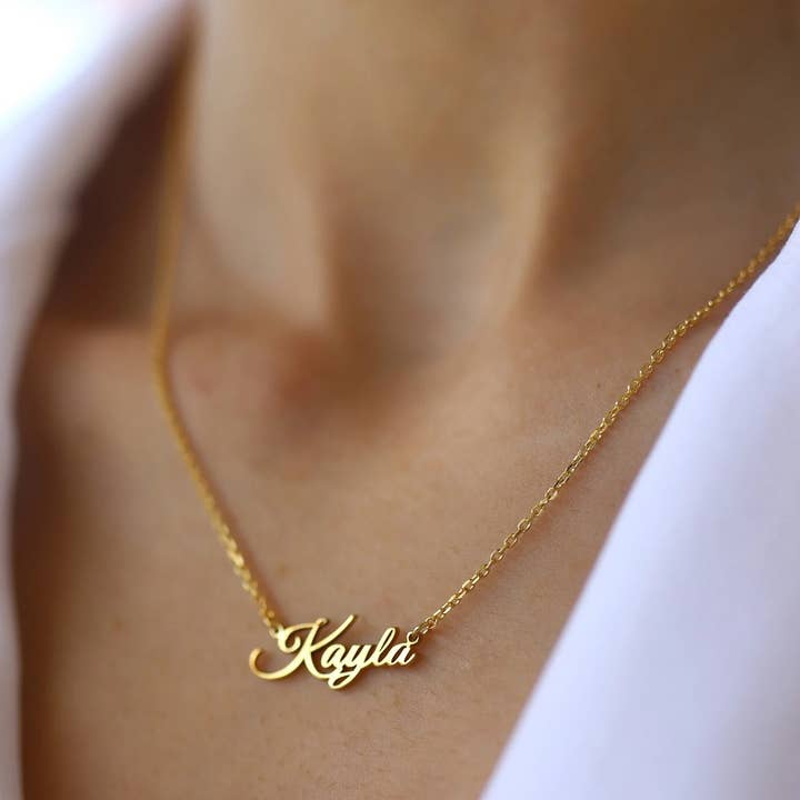 JoyPersonalized - Wholesale Pendant/Charm Necklace - Personalized Name Necklace, Gold Name Necklace5