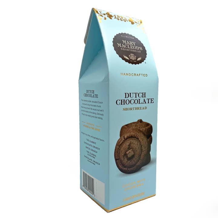 Mary Macleod's Shortbread – Engroshandel Chokoladebar – Blå toppede æske med hollandsk chokolade