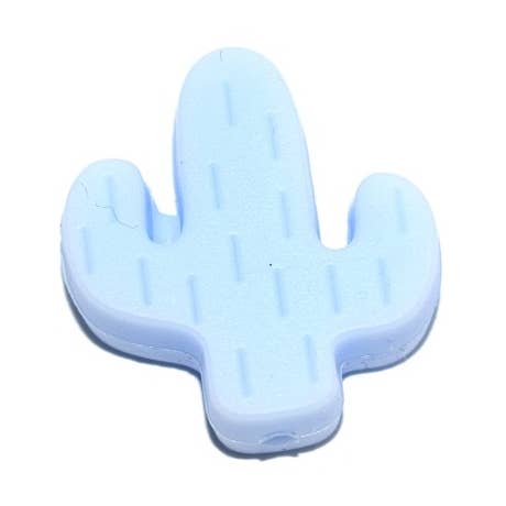 Cactus 22x24 mm silicone bleu pour la vente par Fais-le toi-même