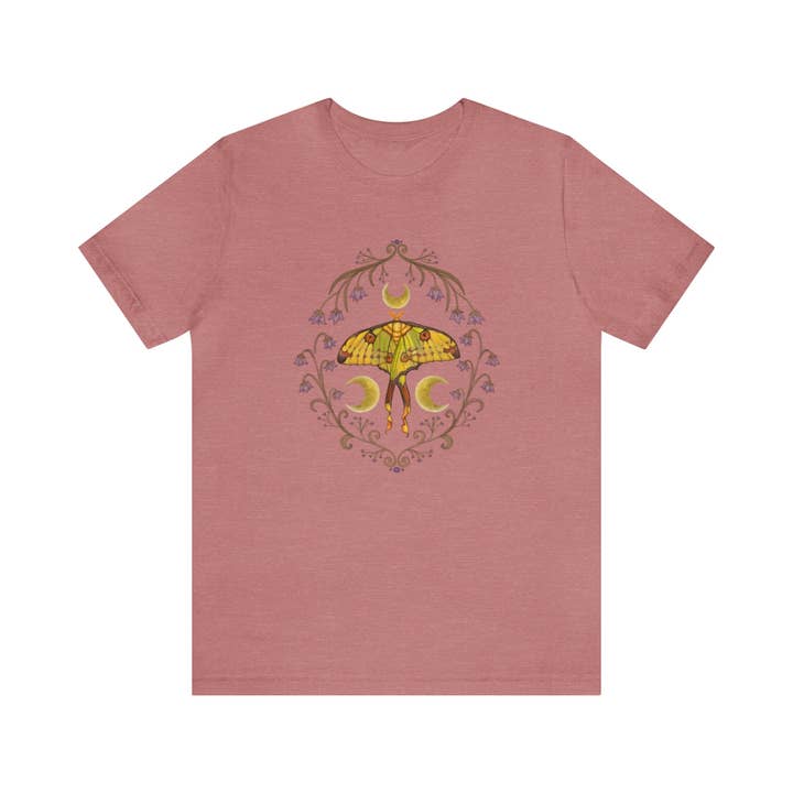 Madagascan Moon Moth Jersey Short Sleeve Tee for wholesale by Art By: Julianna McPherson