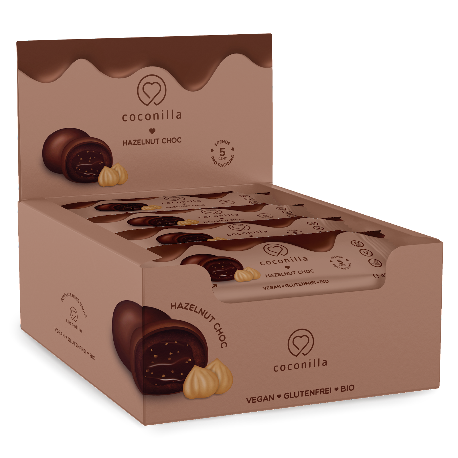 coconilla - Wholesale Chocolate Covered Sweets - Chocolate filled energy balls2