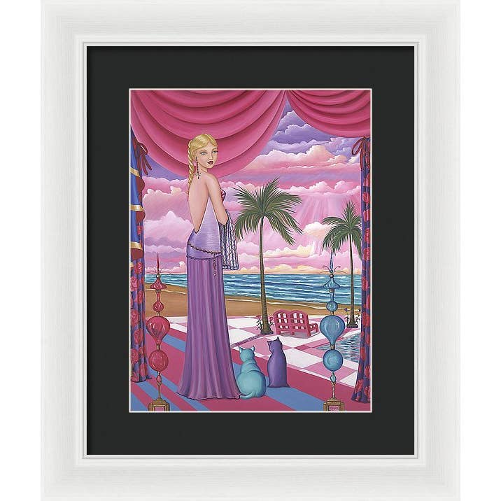 Sharon Tatem Fashion LLC - Wholesale Art Print - Melissa - Framed Print15