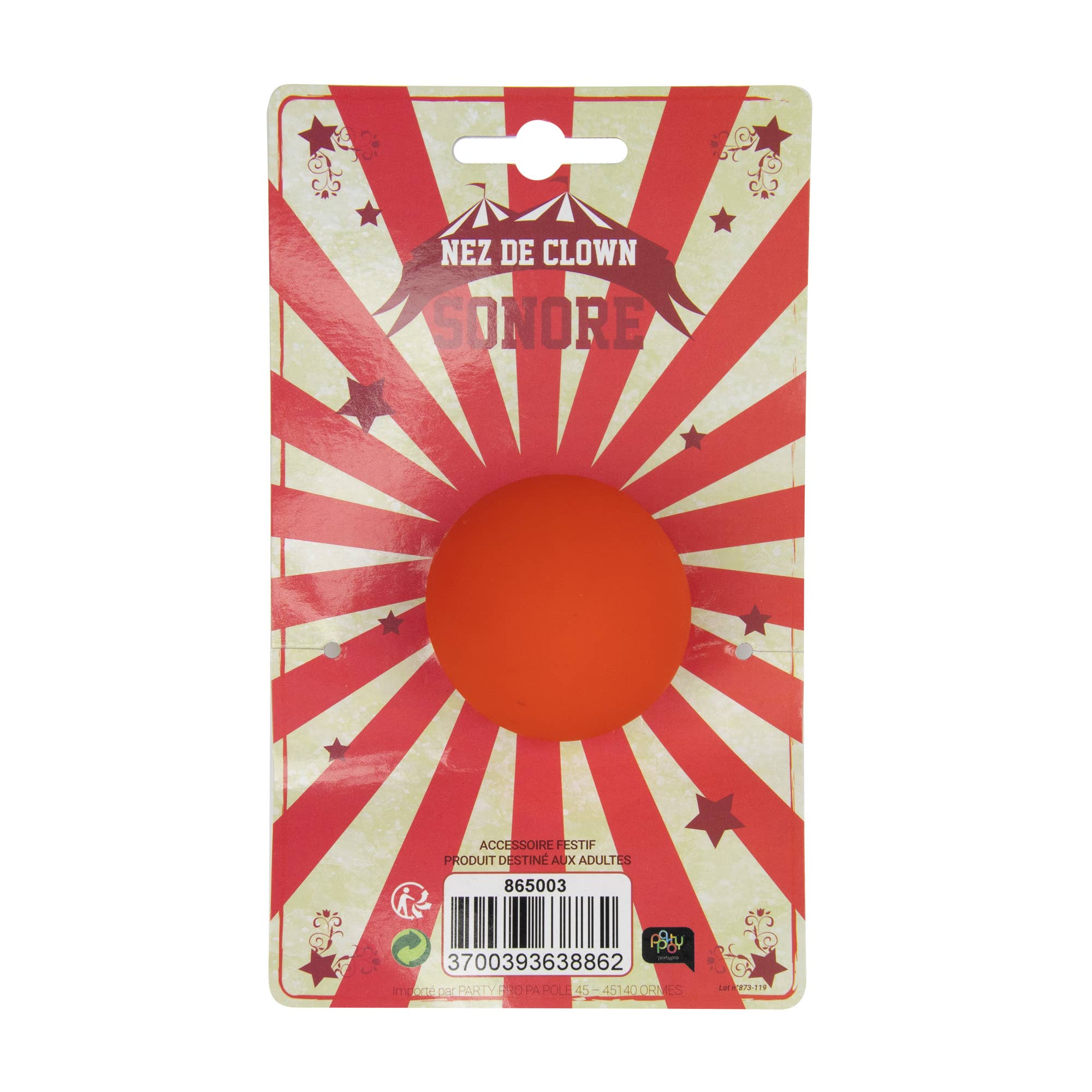 Party Pro - Wholesale Costume - Unisex - SOUNDING CLOWN NOSE1