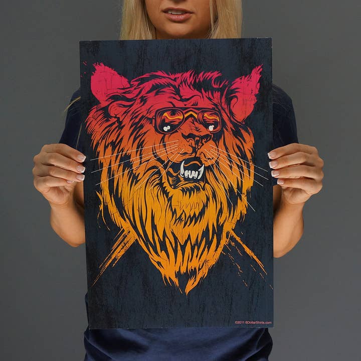 Lion-el Rich-eyes Print for wholesale by 6DS