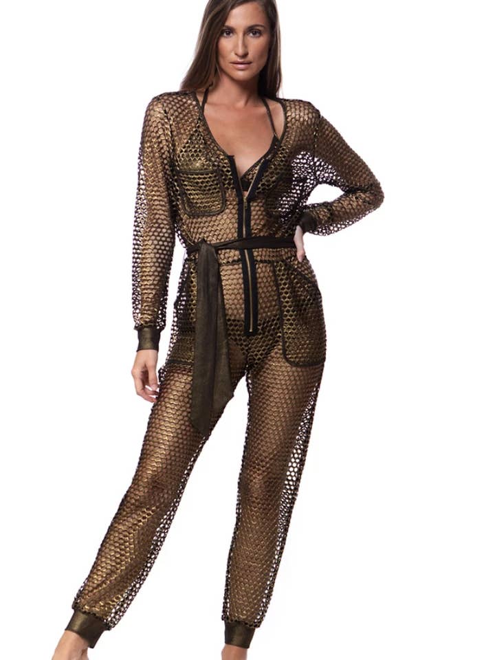 Go Fish Combinaison Bronze pour la vente par Bella Paradise By Paradise Ranch Designs, Inc.