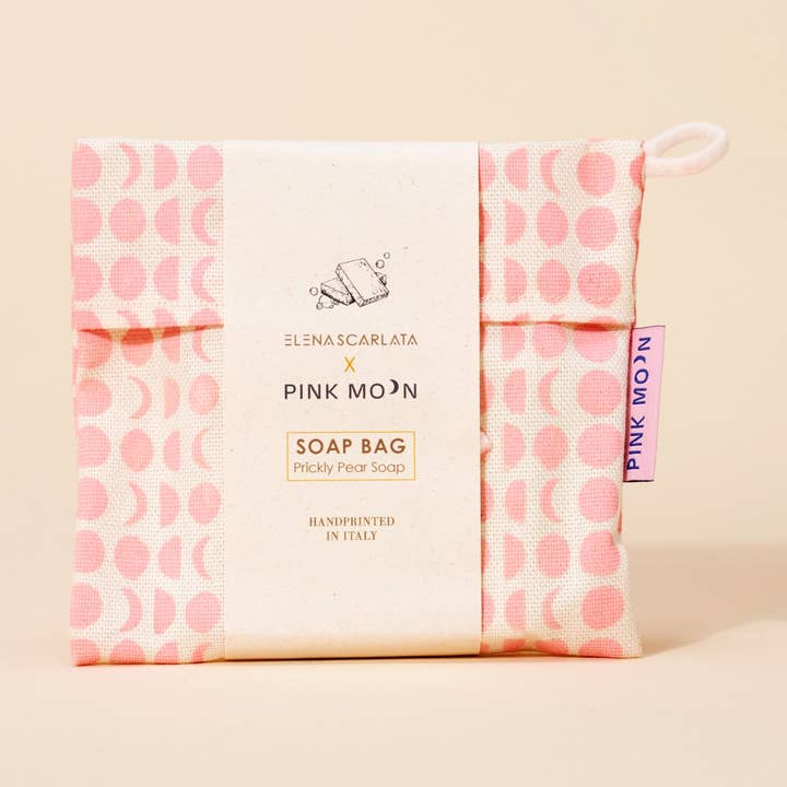 Pink Moon - Wholesale Soap Pouch/Sack/Bag - Travel Soap Pouch