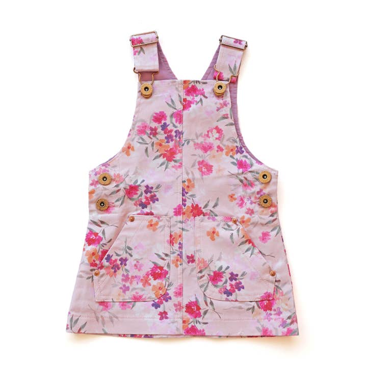 Vestido Hazel Pinafore - CHARLOTTE por atacado de With Love for Kids