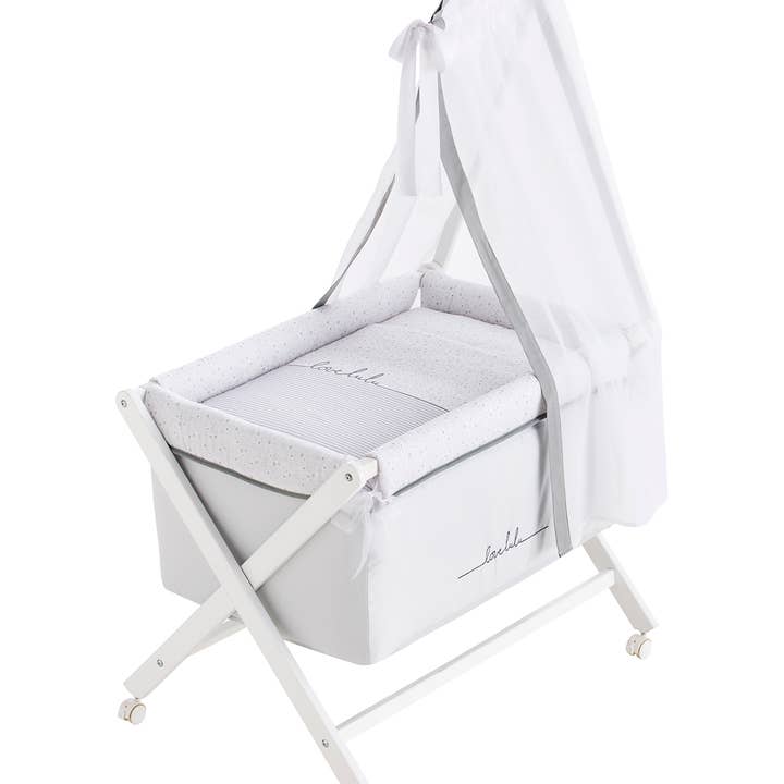 MINI CRADLE+TEXTILE AND VEIL LOVE LULU for wholesale by S&P NEWBORN, S.L. (Lulu)