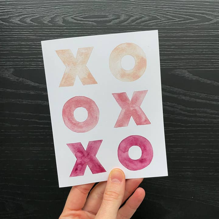 XO XO XO Card for wholesale by Colle Creative