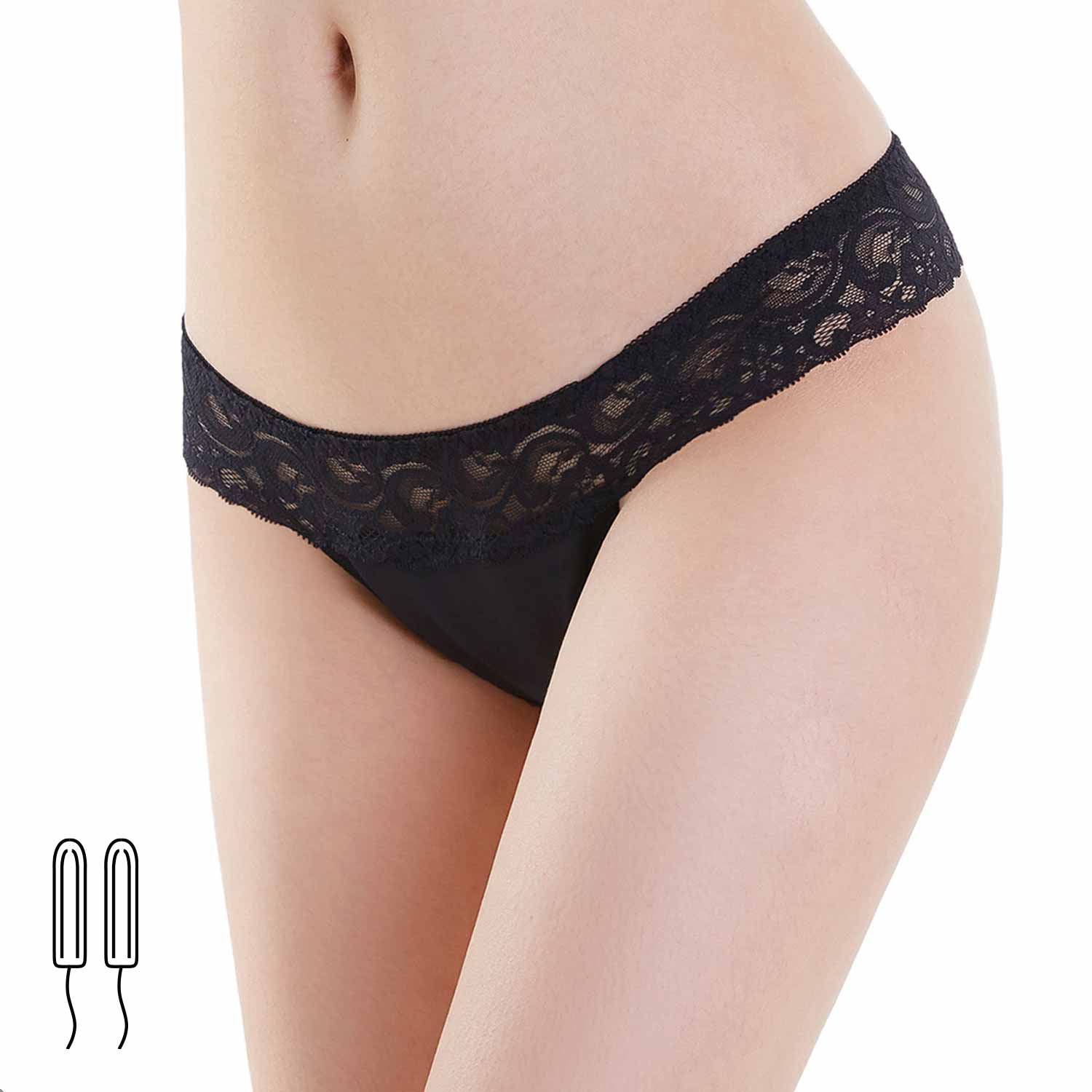 Bamboozy x Cosmeau - Wholesale Period Underwear - Women's - Bamboozy Menstrual Underwear Style 4 Rose1