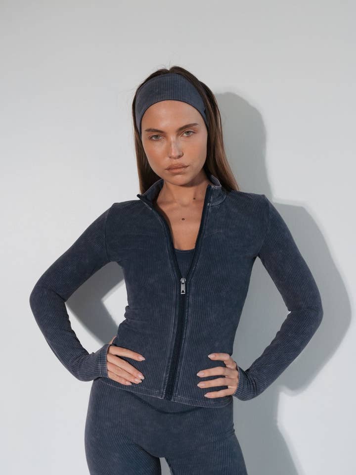 Cloud II™ Rib Basic Jacket - Oxford Washed for wholesale by Vitality