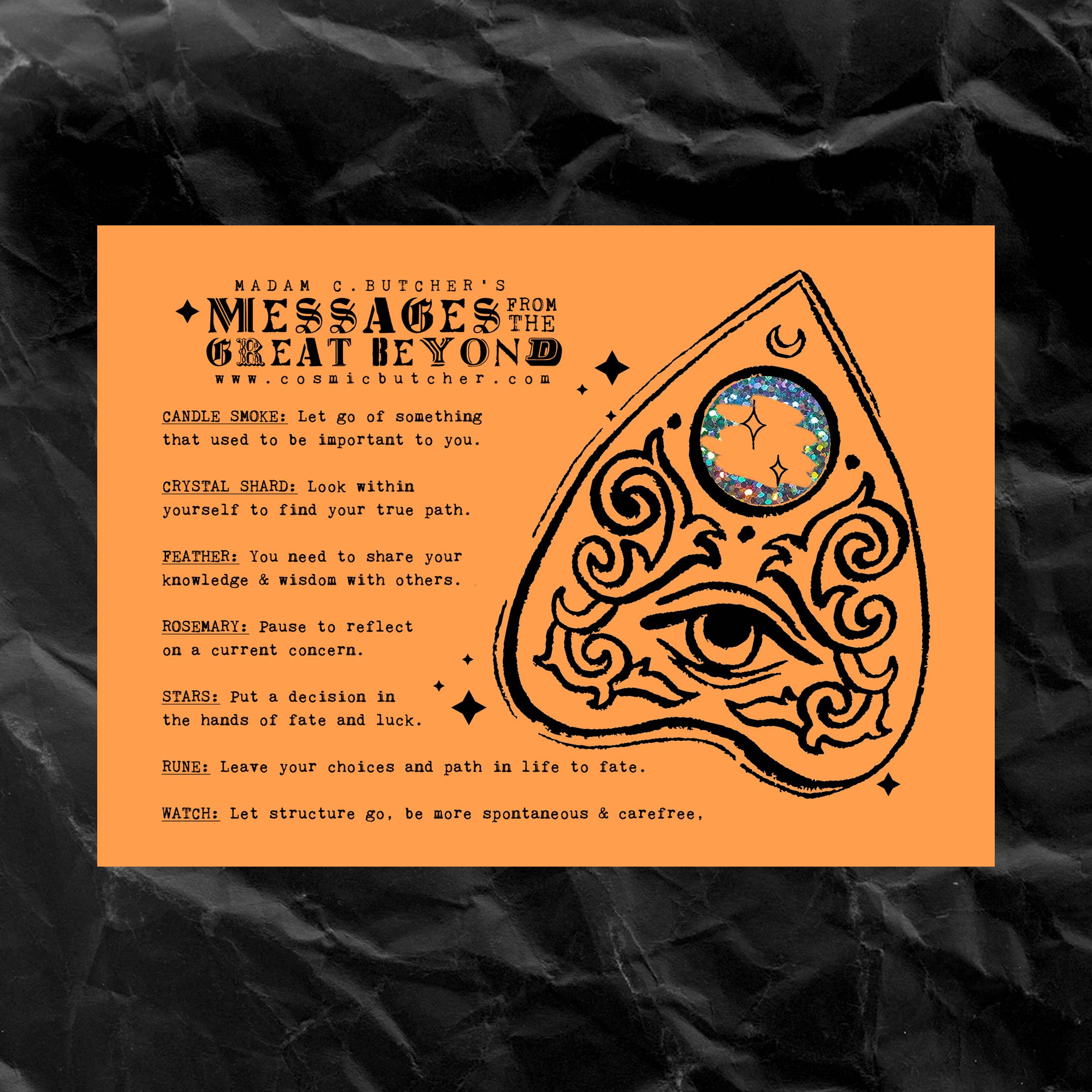 Cosmic Butcher - Wholesale Tarot Cards - Scratch-Off Fortune Card Sampler Pack (250 Count)5