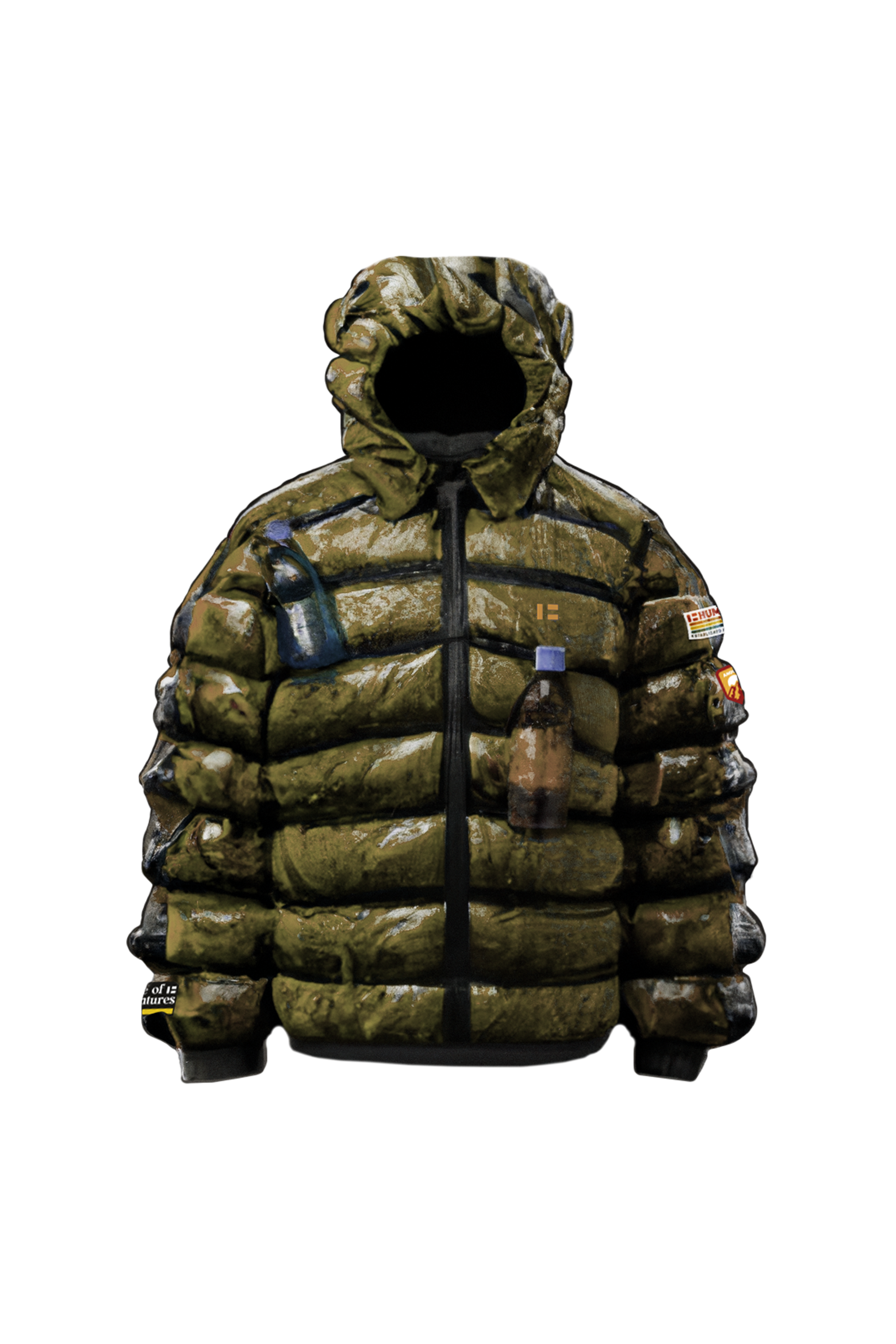 Humpier - Vente Doudoune – homme - Doudoune kaki1