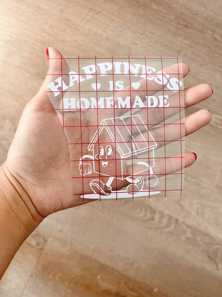 "Happiness Is Homemade" Car Decal for wholesale by Paolin Jewelry