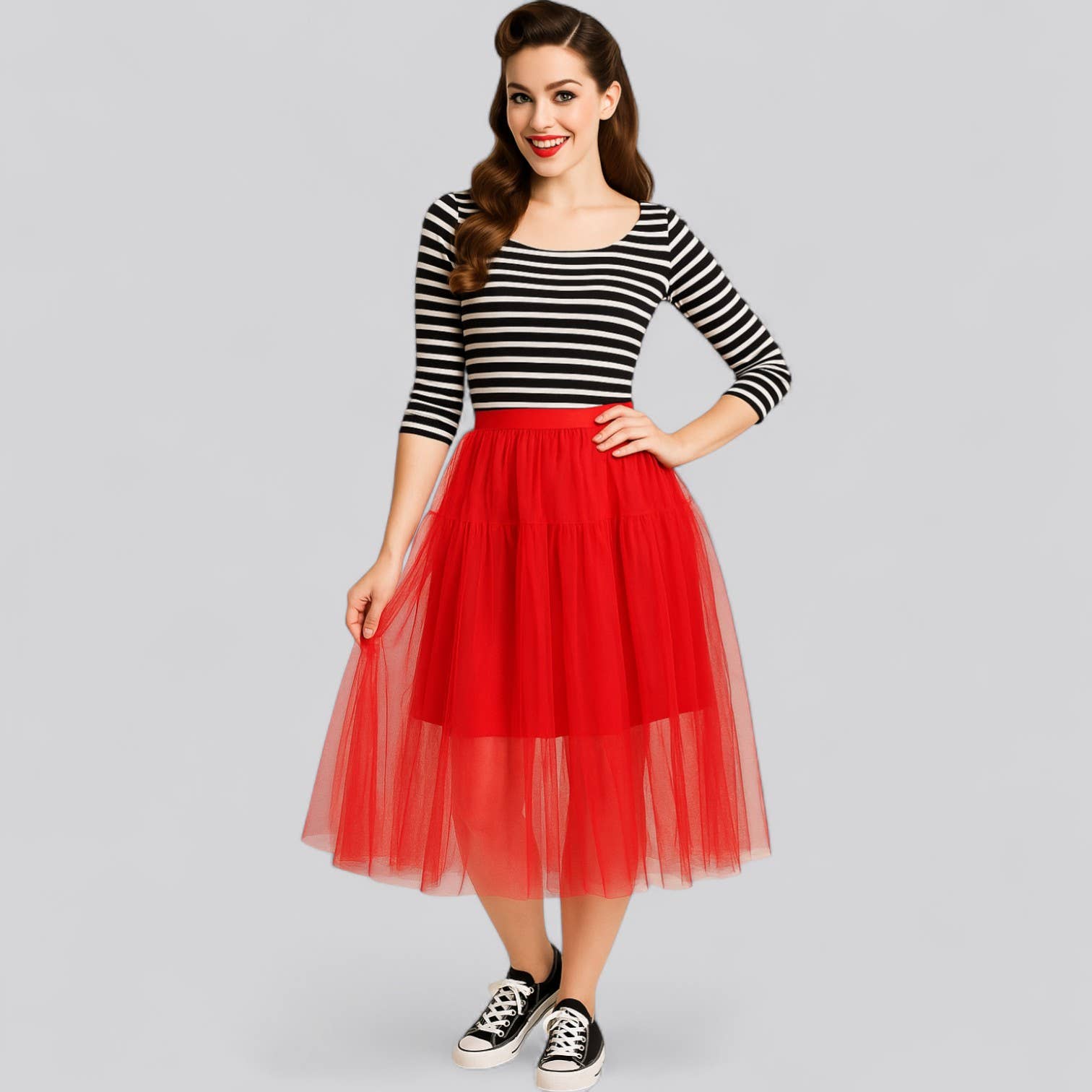 Puzzles Enterprises – wholesale Skirt – Women’s – SJW882 Young Contemporary Tulle Skirt - Lined0