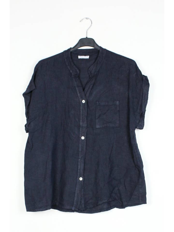 LÉA & LUC - Vente Chemise à col boutonné – femme - Chemise en 100% Lin REF.2065014