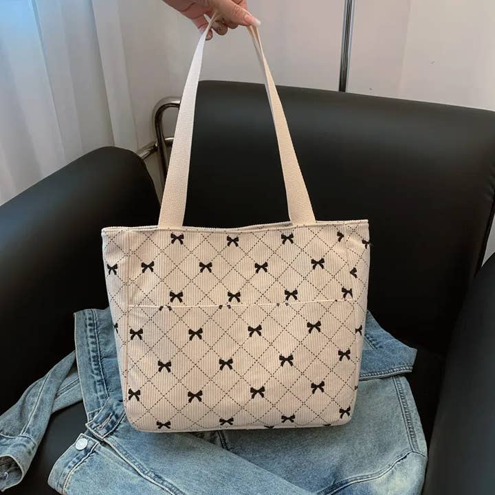 CLOSEOUT ~ Bow Shoulder Bag for wholesale by Serenity Collective