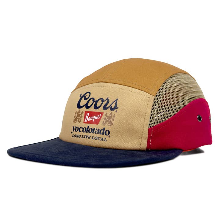 Hat - Coors Banquet x YoColorado 8 Panel for wholesale by YoColorado
