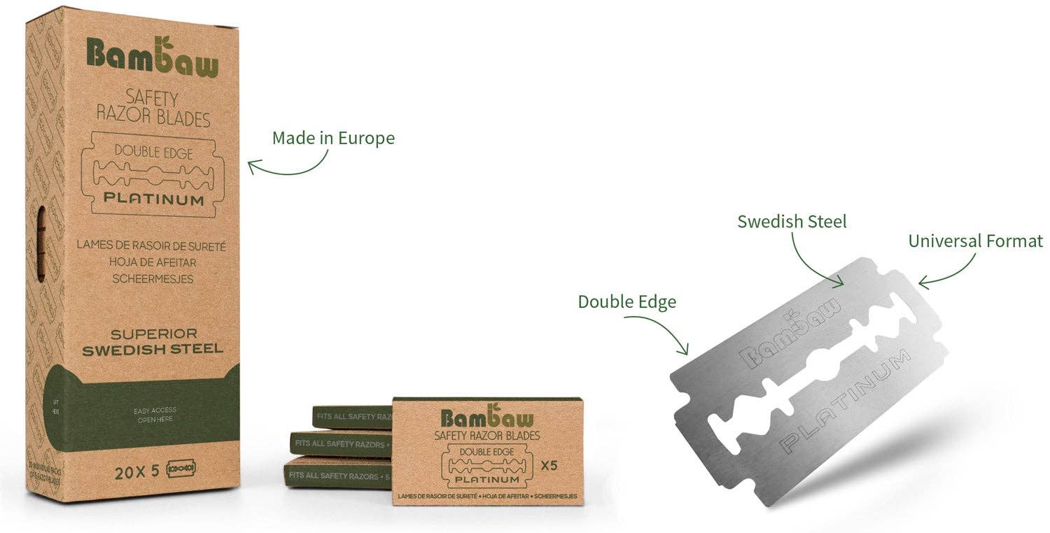 KaliFlower Organics – Lâmina por atacado – Lâminas de barbear para barbeador - aço sueco1