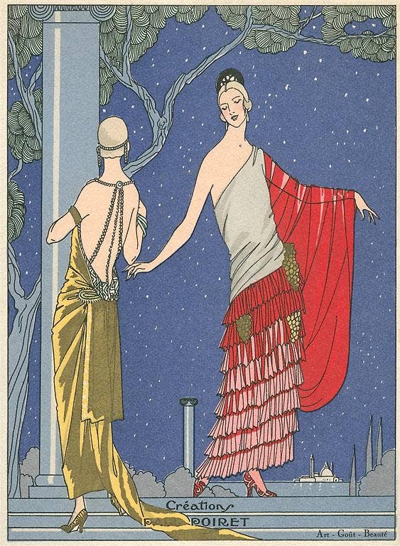 Found Image Press - Wholesale Kunstprint - Kunstdruk FN-298 AGB Franse mode-illustratie