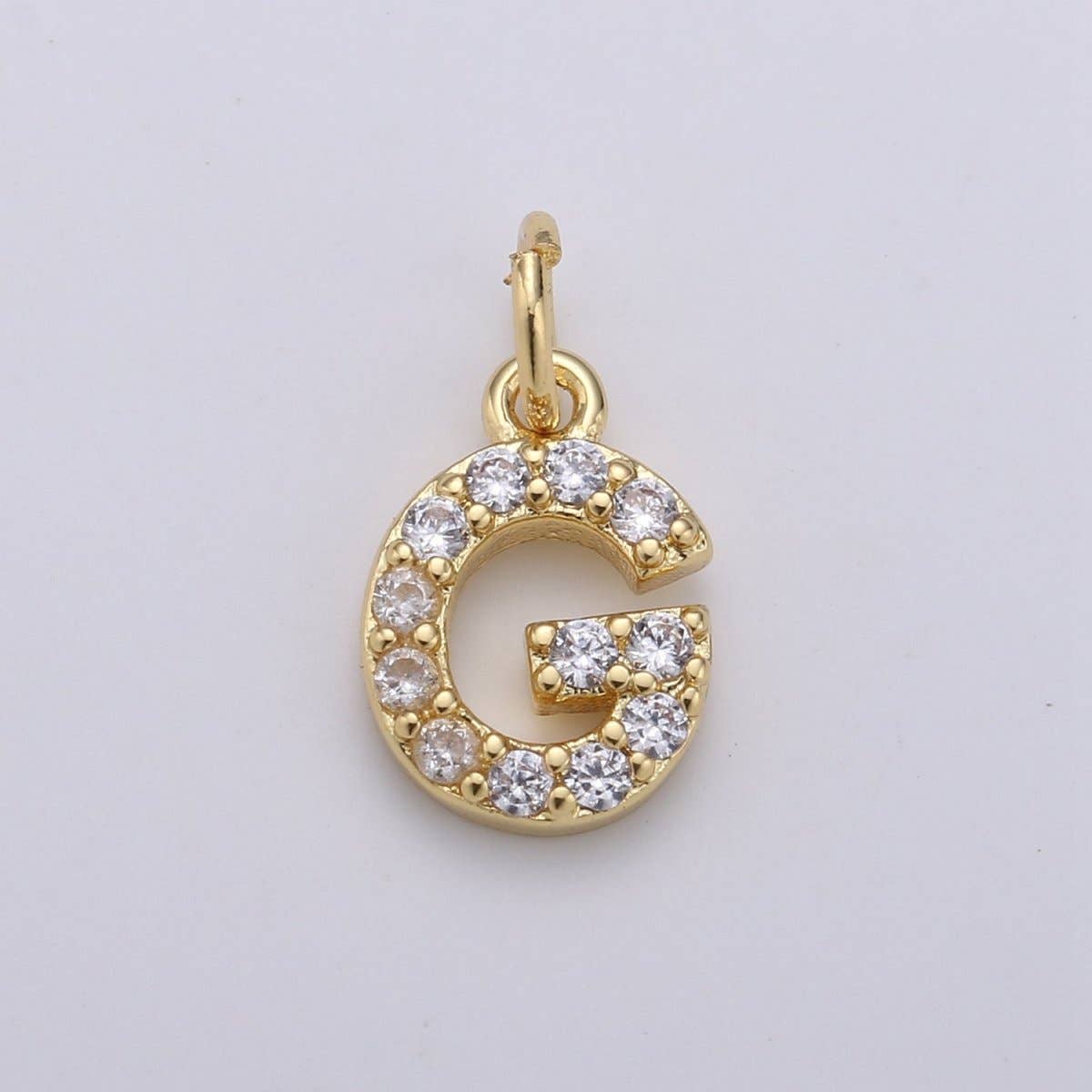 Aim Eternal – wholesale Individuell berlock/hänge – 14k guld fylld liten CZ initial, bokstav alfabet mikro pavé berlocker nätt guld kubisk hängsmycke för halsband armband örhänge tillägg A-099 till A-1116