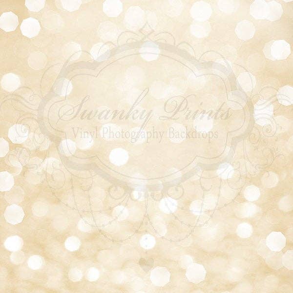 8ft x 8ft Cream Bokeh /Vinyl Fotografering Baggrund for engroshandel hos Swanky Prints
