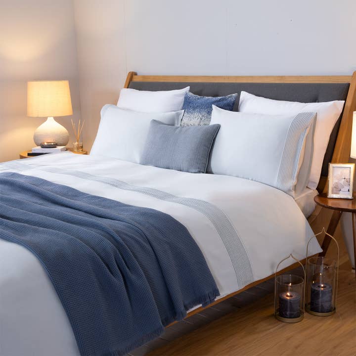 Parure de housse de couette | Carra – Gris fumé | Bambou & Coton pour la vente par Pure Harmony