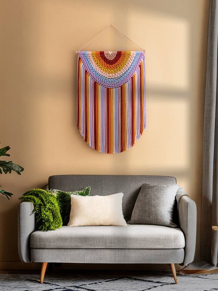 Macrame Wall Hanging For Cozy Boho Home Decoration U04 for wholesale by HeartCrafted