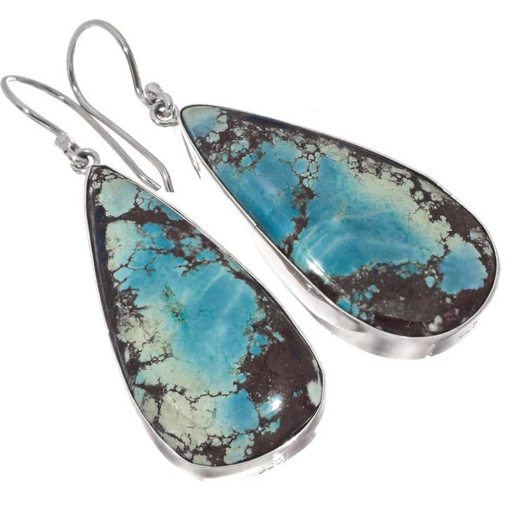 925 silver genuine blue persian turquoise sterling dangle drop earrings, 1 1/2" and other Purchase Wholesale fifi's fineapparel. Free Returns & Net 60 Terms on Faire trending on Faire.